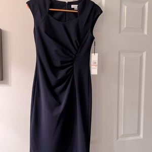 NWT!!! Calvin Klein navy blue dress